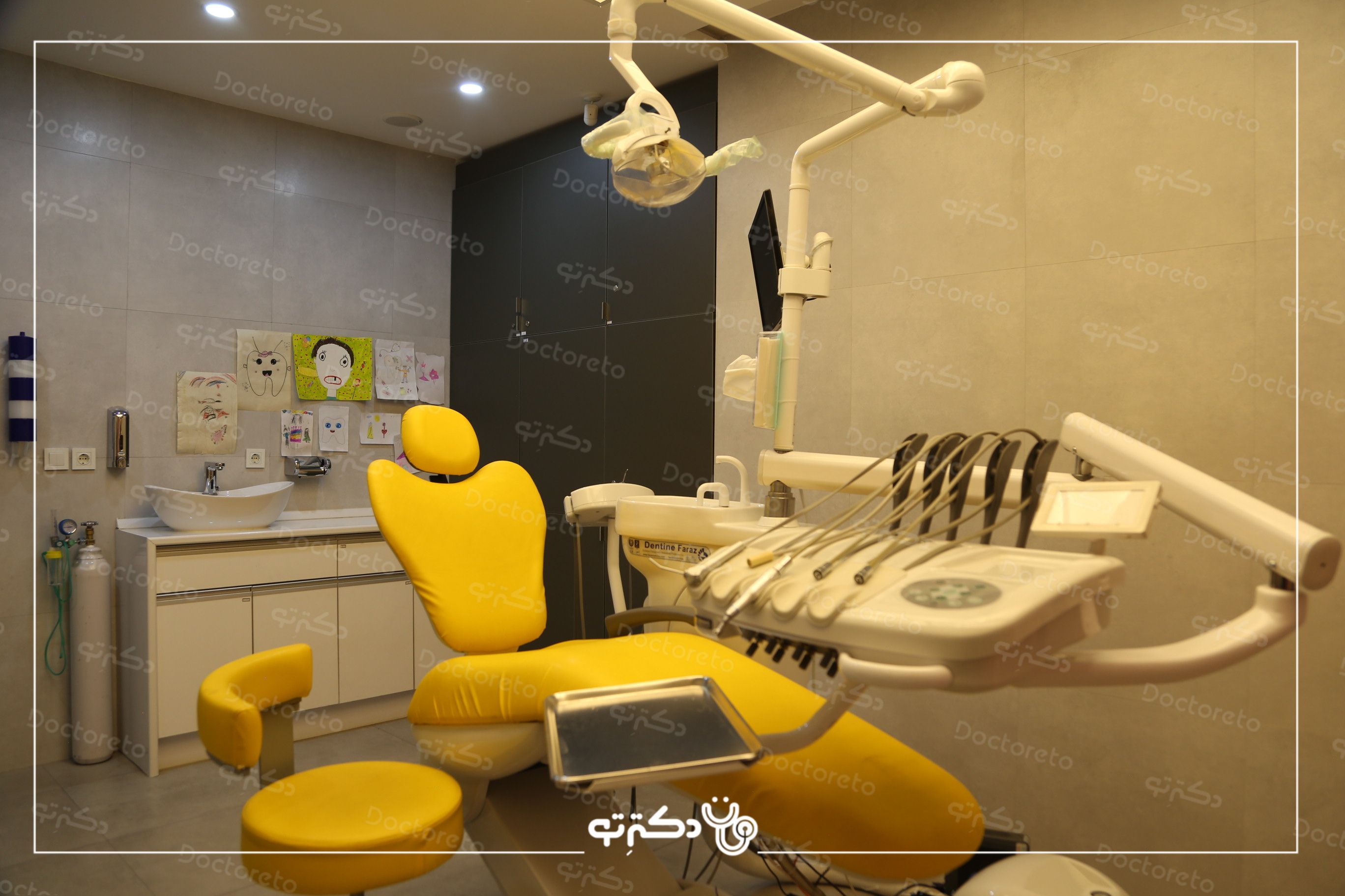 پر کردن دندان یک سطحی با کامپوزیت کره ای دکتر امیر خلیلیان در اصفهان 2