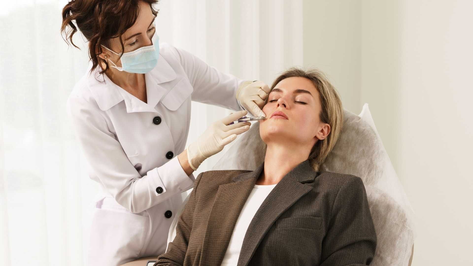 تزریق ژل خط خنده برند رووفیل (1cc)