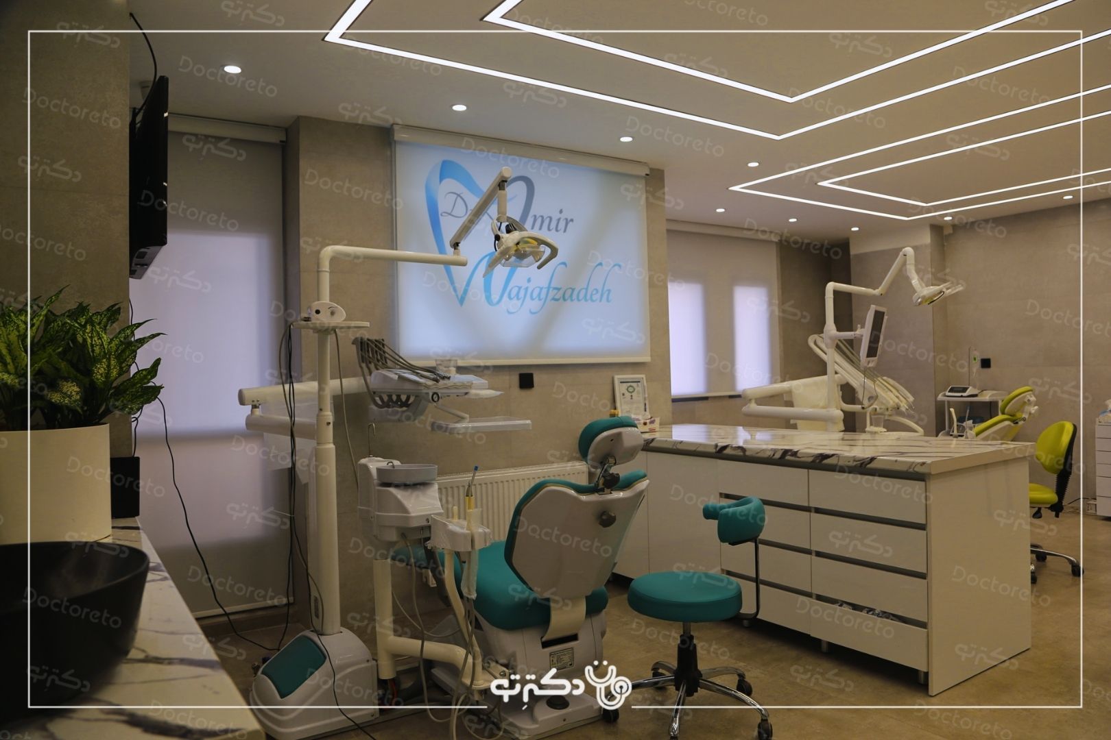 پرکردن دندان یک سطحی با کامپوزیت ژاپنی دکتر امیر نجف زاده در شیراز 7