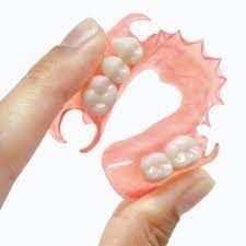 دندان پروتز متحرک پارسیل (دندان مصنوعی تکه ای) کروم-کبالت (یک فک) دکتر علی باذلی در تهران 1