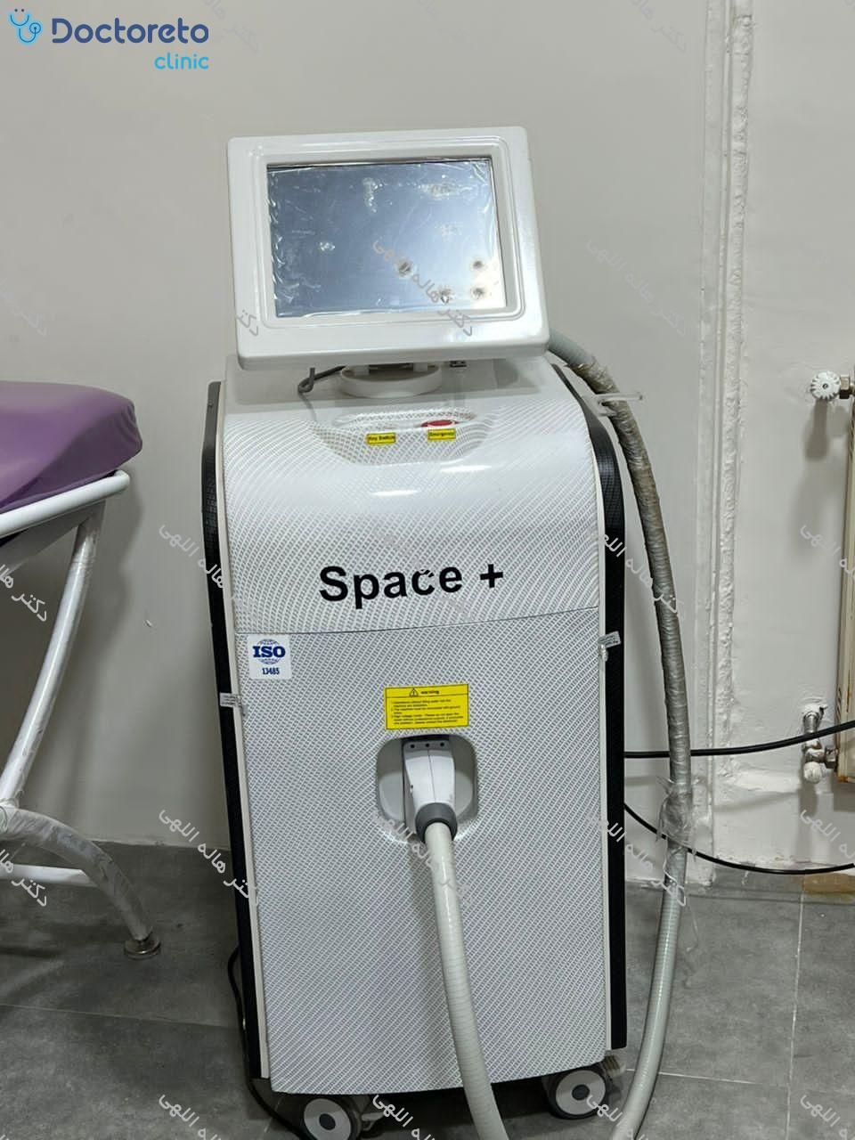 لیزر موهای زائد بانوان با دستگاه اسپیس پلاس⚡