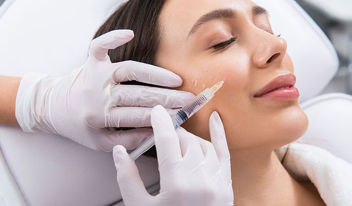 تزریق ژل گونه