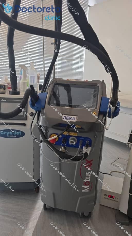 لیزر موهای زائد آقایان و بانوان با دستگاه دکا موتوس⚡