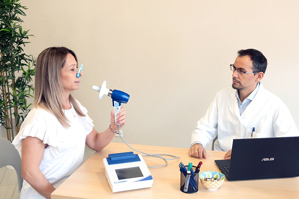 تست تنفسی (اسپیرومتری)