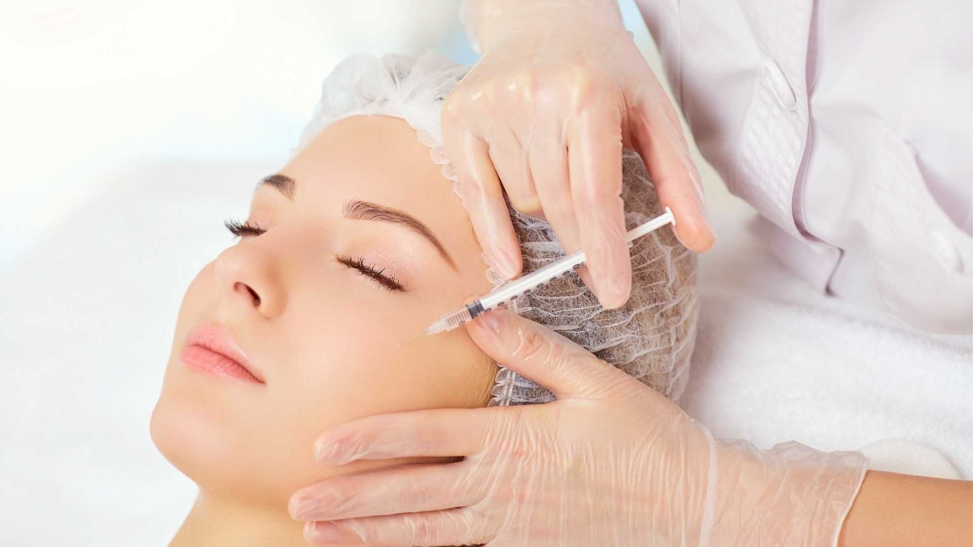 تزریق بوتاکس صورت (پیشانی، خط اخم، پنجه کلاغی)💉