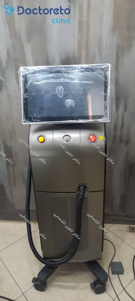 لیزر موهای زائد بانوان و آقایان با دستگاه تیتانیوم⚡