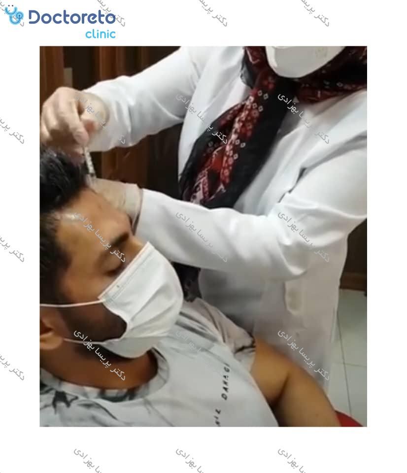 تزریق بوتاکس صورت (پیشانی، خط اخم، پنجه کلاغی)💉