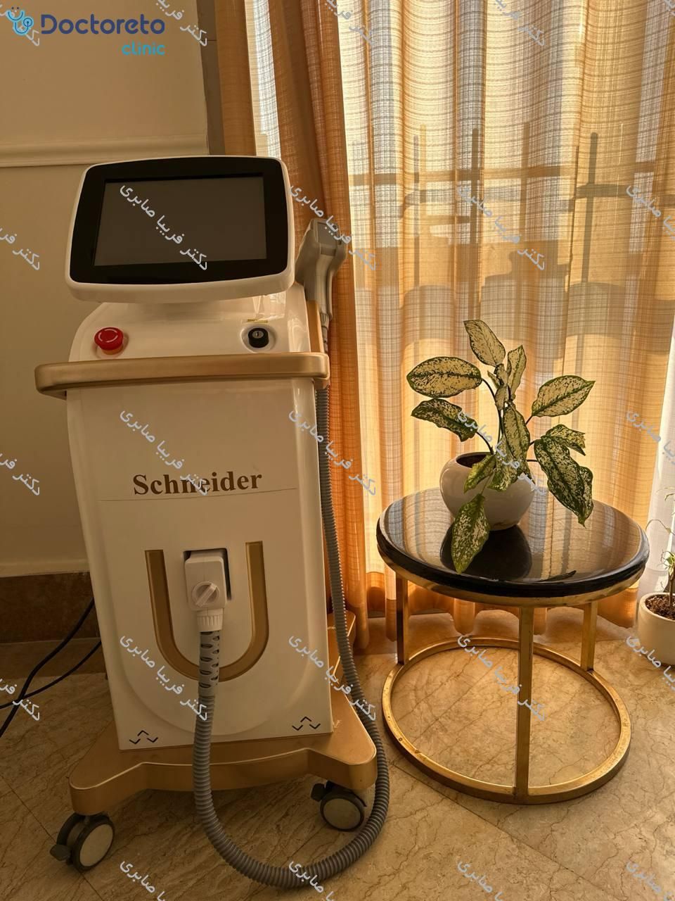 لیزر موهای زائد بانوان با دستگاه اشنایدر پلاس⚡