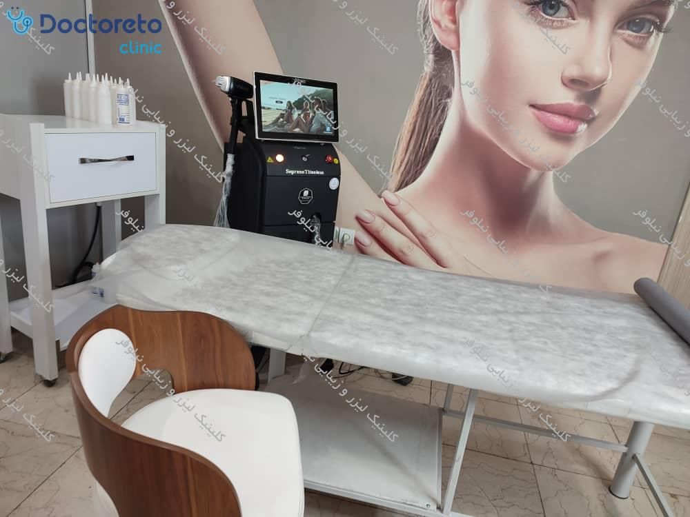 لیزر موهای زائد بانوان و آقایان با دستگاه سوپرانو آیس تیتانیوم⚡