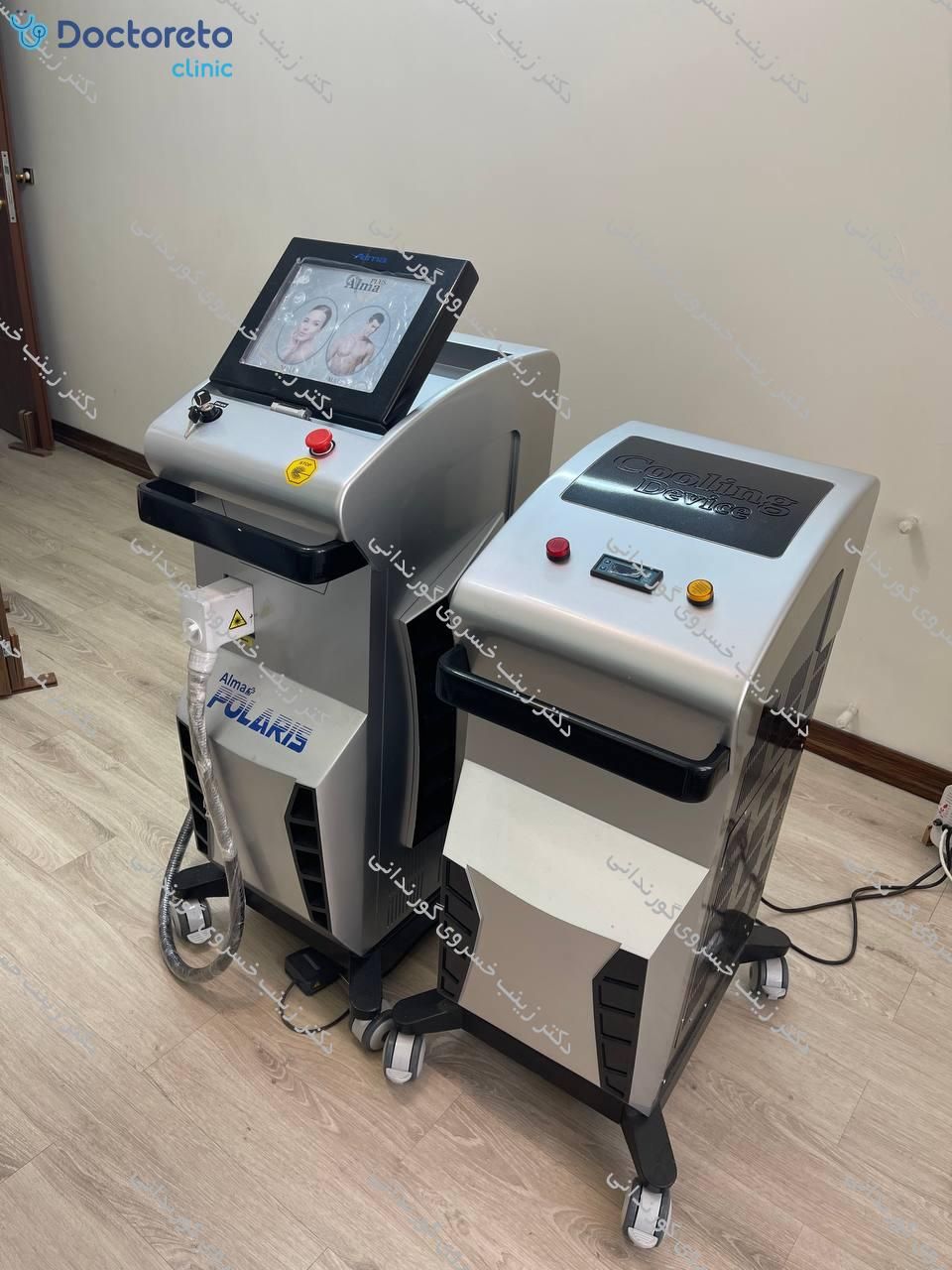 لیزر موهای زائد بانوان با دستگاه پلاریس⚡