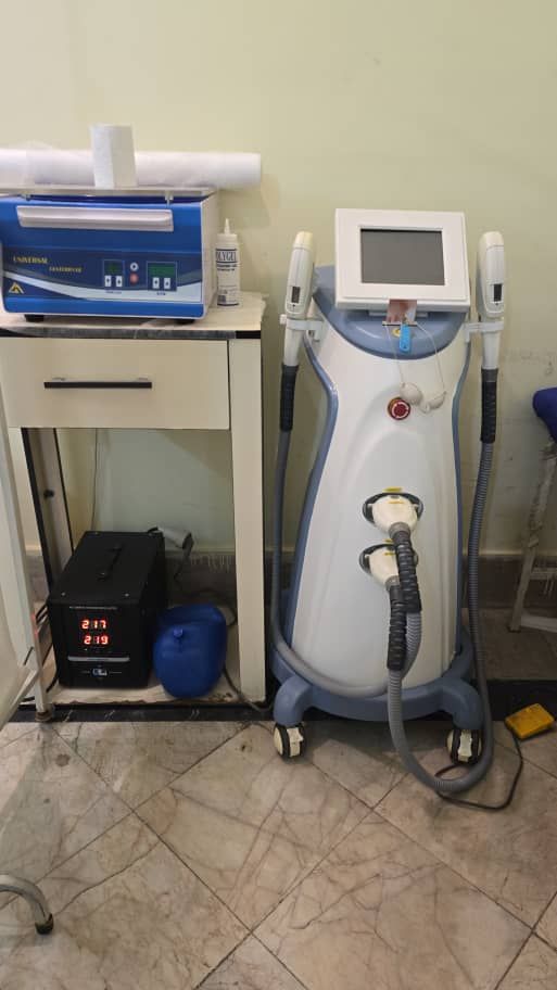 لیزر موهای زائد بانوان با دستگاه اسکار⚡