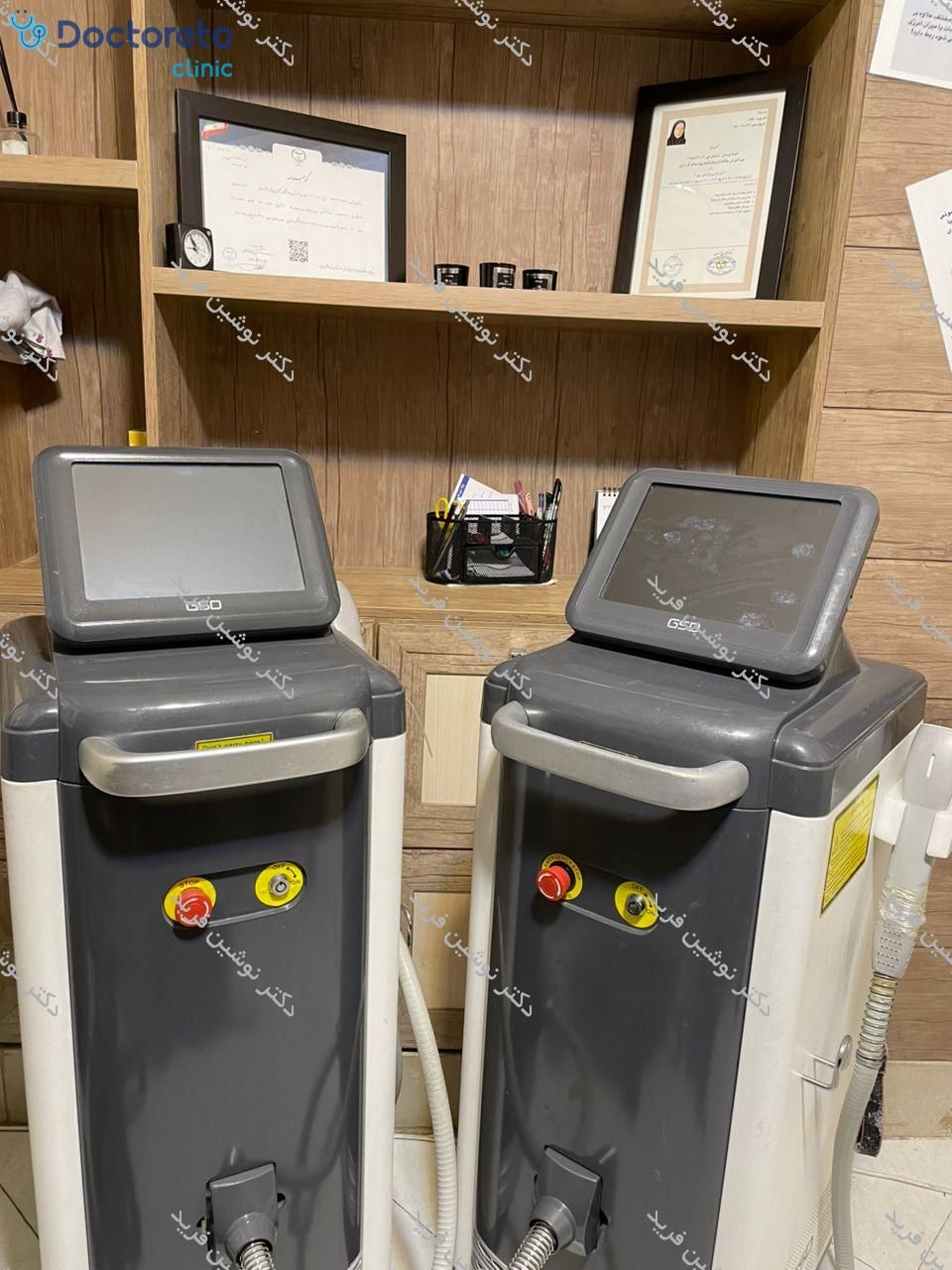 لیزر موهای زائد بانوان با دستگاه جی اس دی⚡
