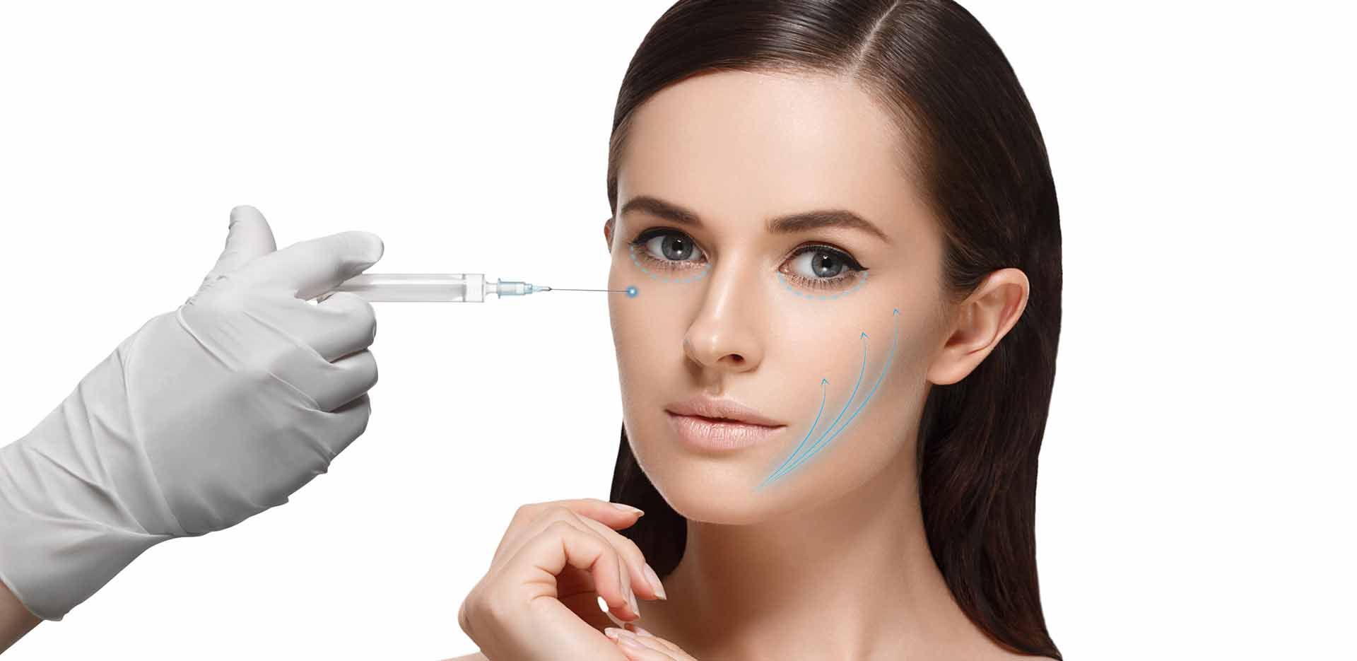 تزریق ژل زیر چشم با برند درم آرکین (1cc)