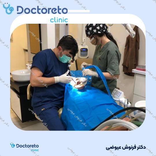 آفیس بلیچینگ دو فک با ماده SGN دکتر فرنوش عیوضی در تهران 8