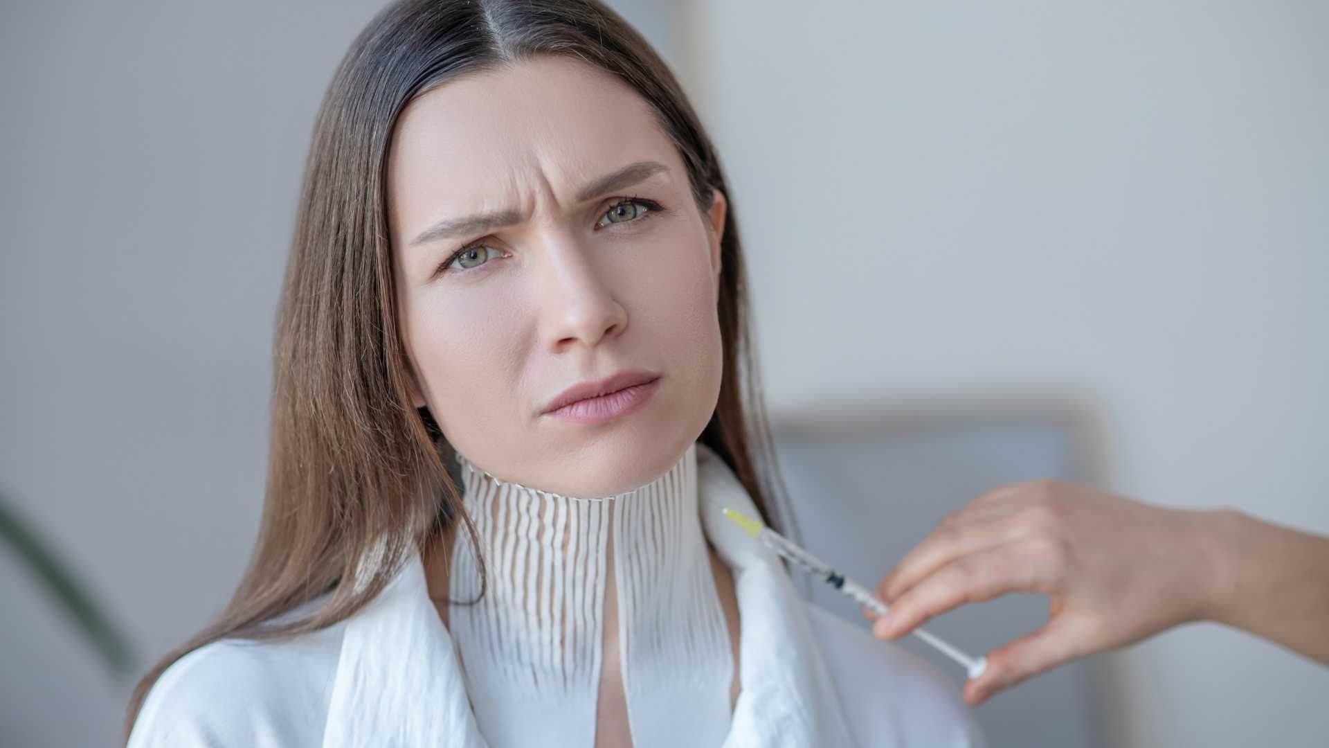 تزریق بوتاکس گردن با برند مصپورت