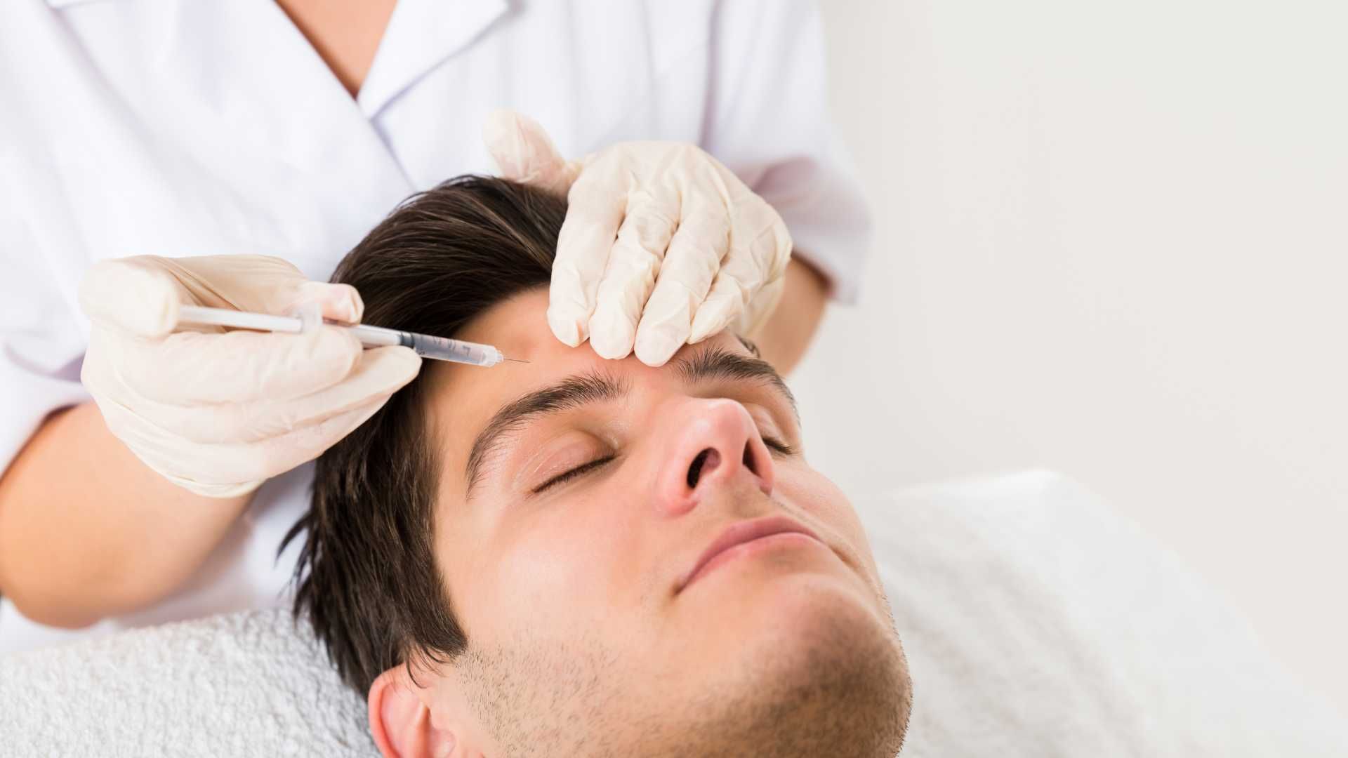 تزریق ژل خط اخم و پیشانی